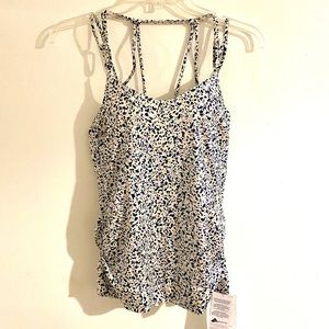 ATHLETA Confetti Tankini Top (Sz XXS) NWT